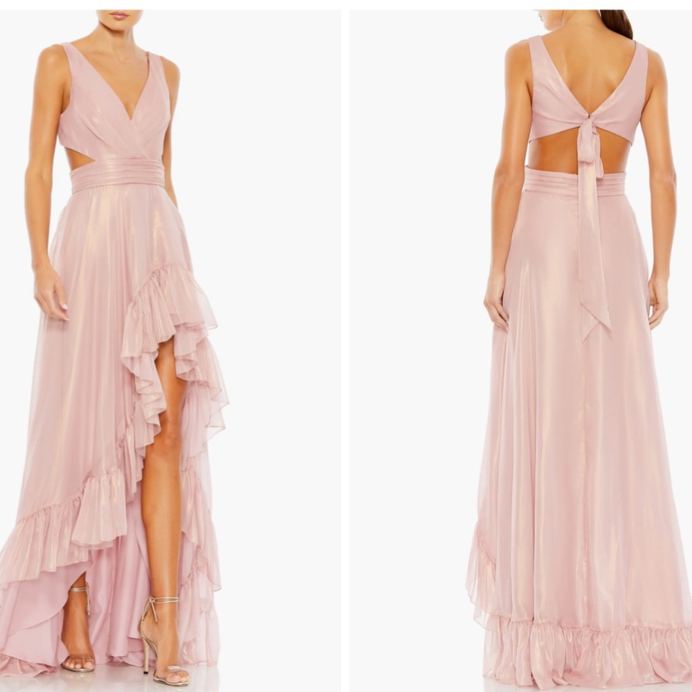 Leena for Mac Duggal, color: rose gold, size 8
